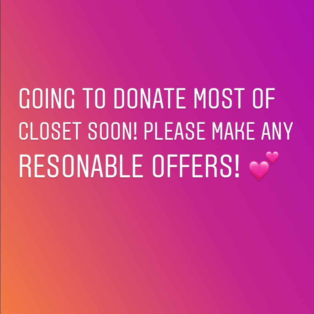 Please don’t hesitate to offer!